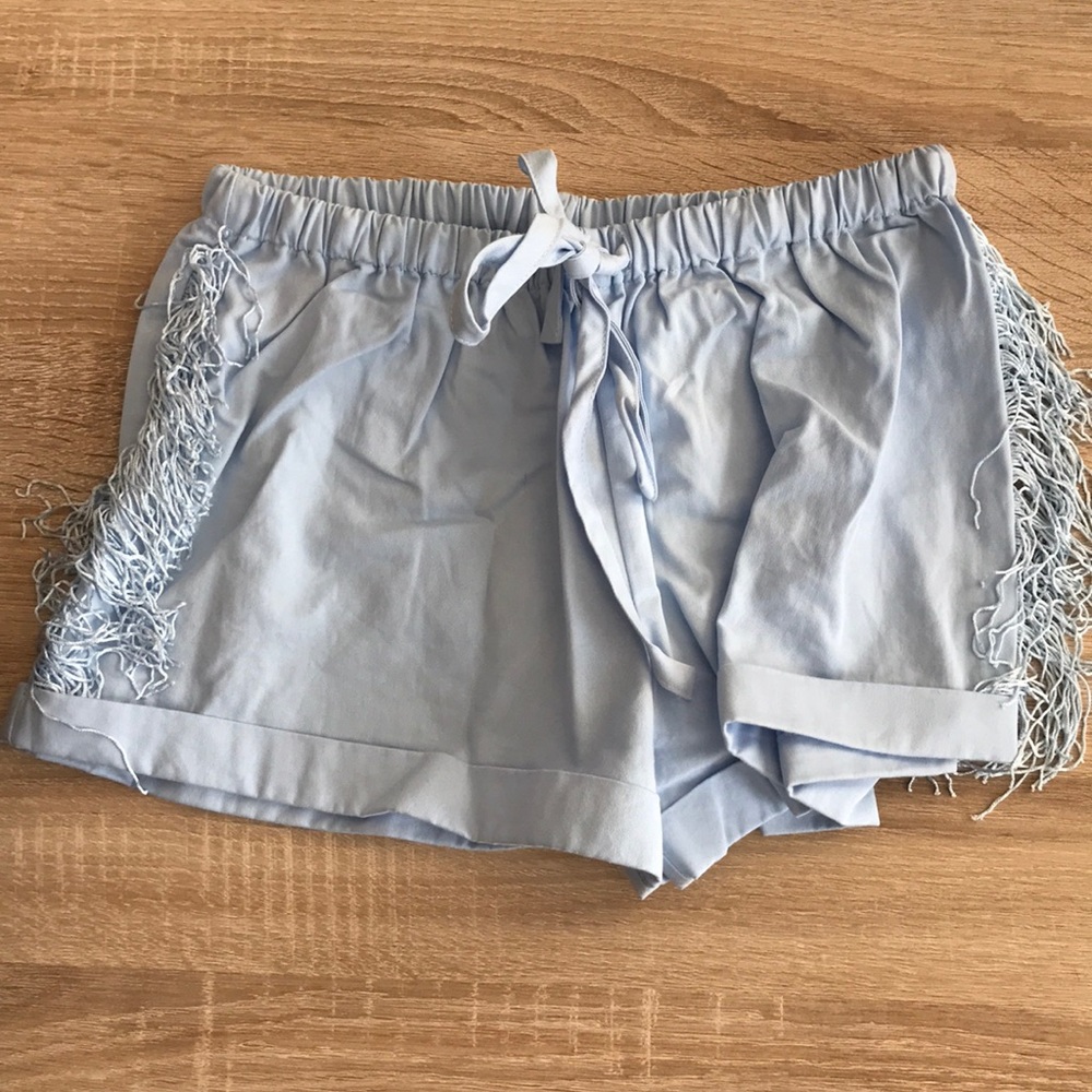 Kittenish Fringe Shorts